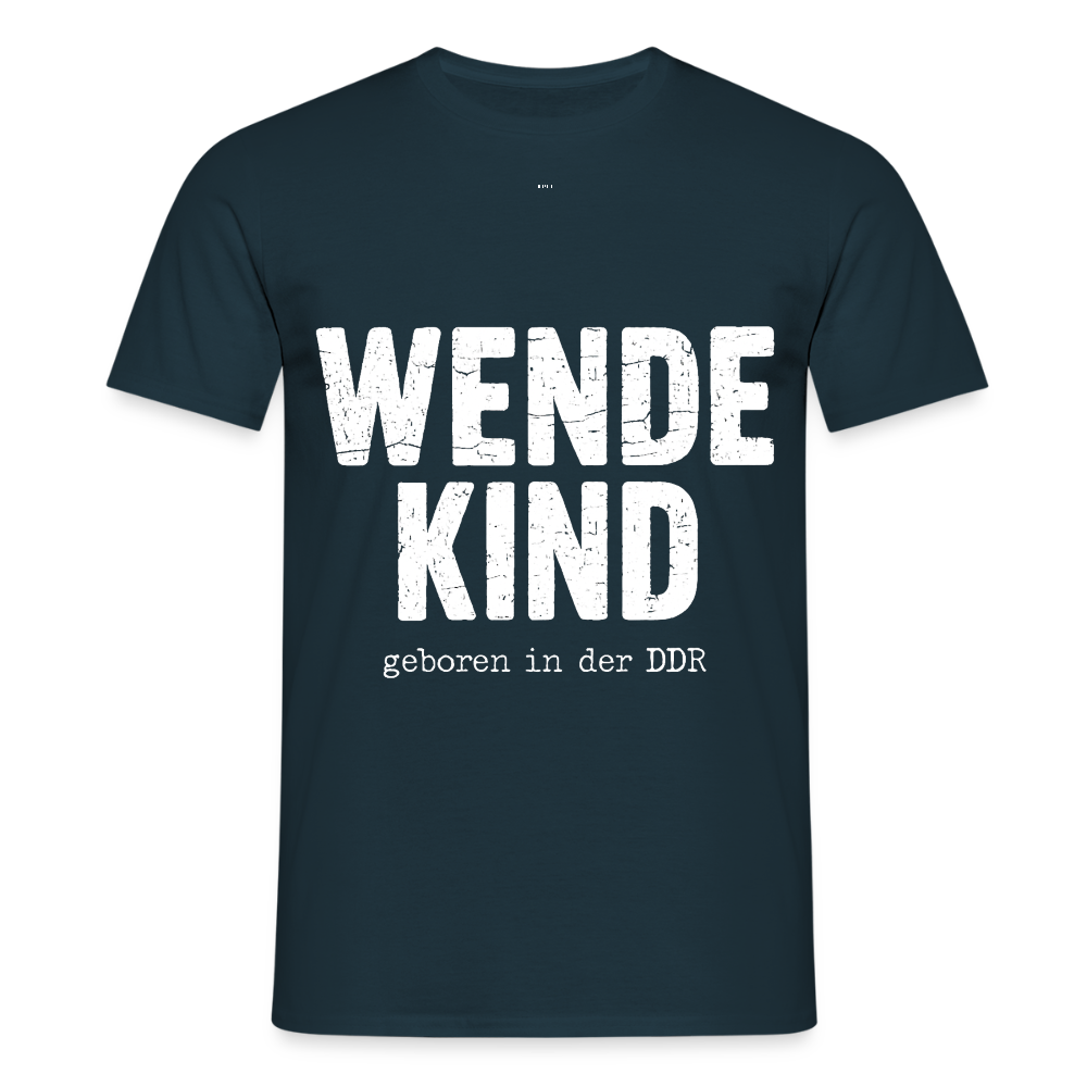WENDEKIND – Geboren in der DDR | Statement T-Shirt (Unisex) - navy