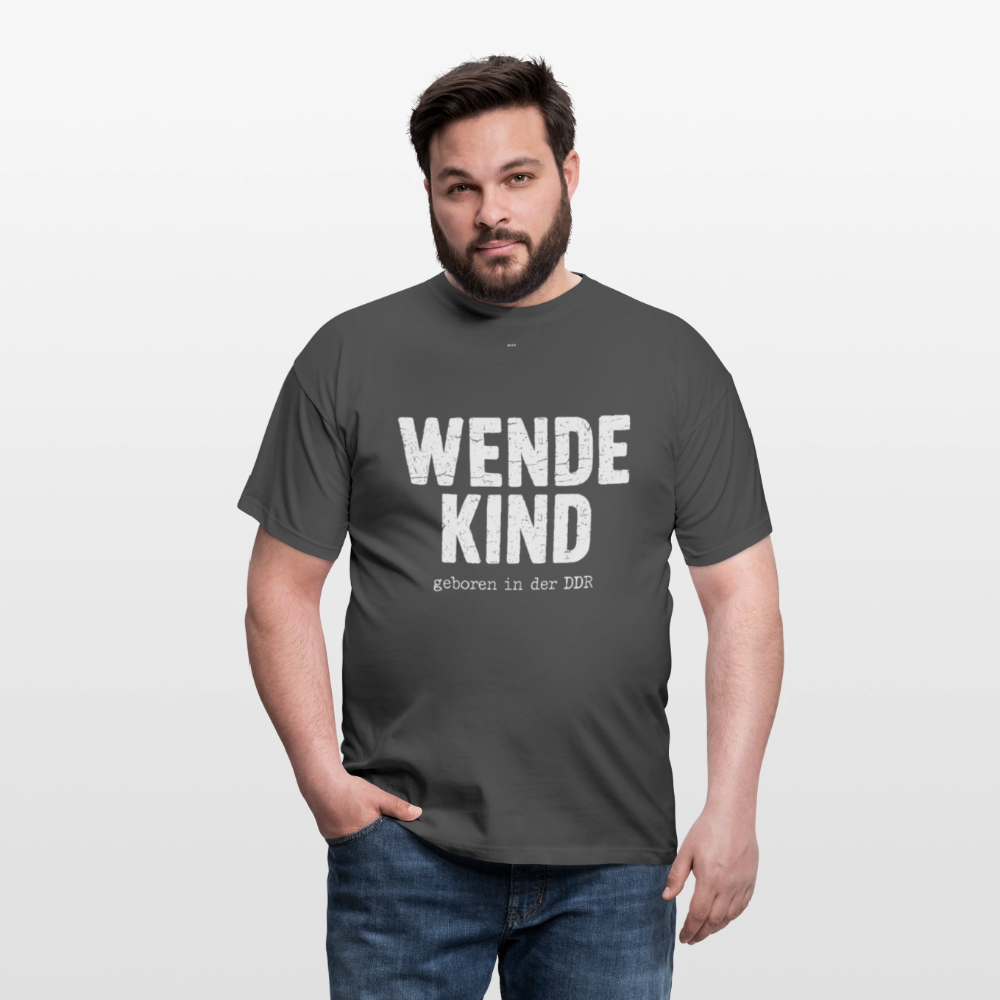 WENDEKIND – Geboren in der DDR | Statement T-Shirt (Unisex) - charcoal grey