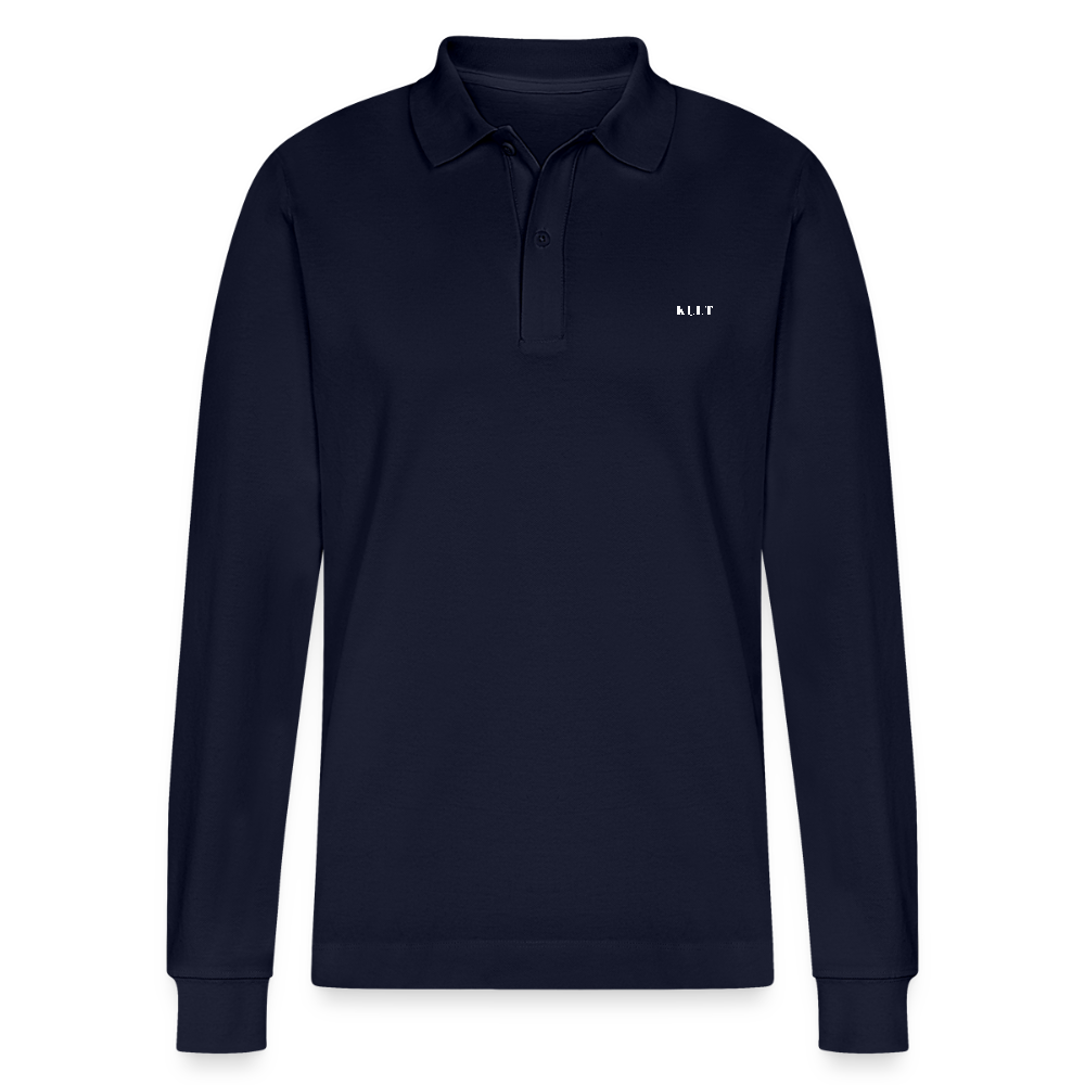 Stanley/Stella Organic Unisex Long-Sleeved Polo Shirt Prepster - navy