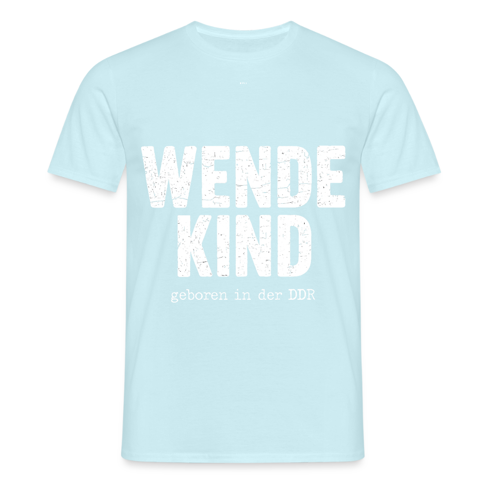 WENDEKIND – Geboren in der DDR | Statement T-Shirt (Unisex) - sky