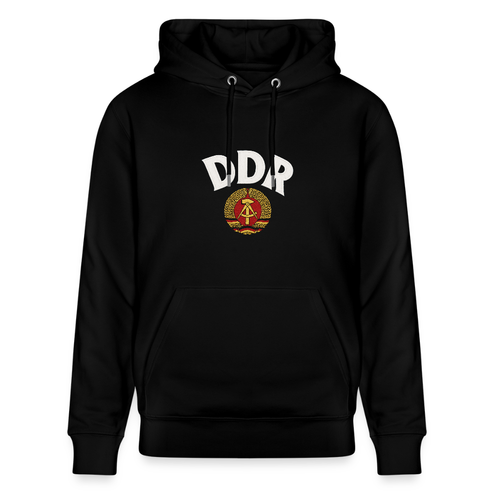 DDR Wappen Hoodie - Schwarz