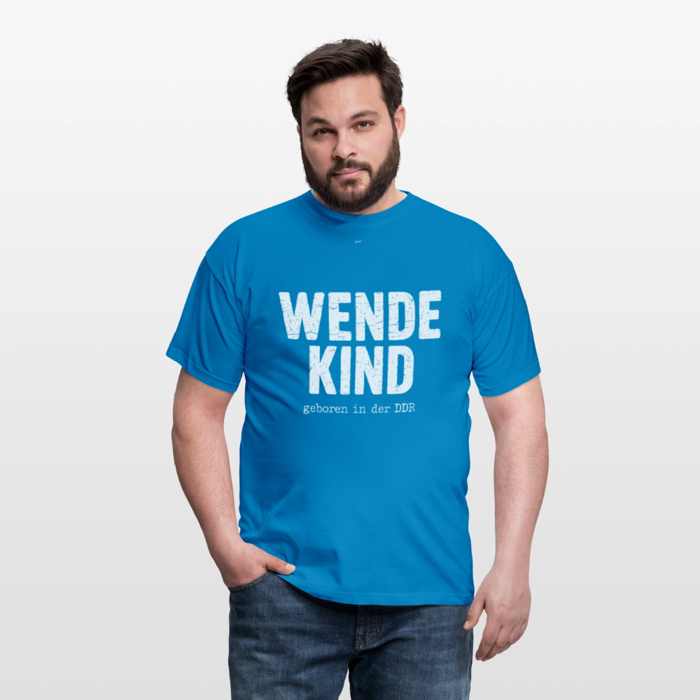 WENDEKIND – Geboren in der DDR | Statement T-Shirt (Unisex) - royal blue