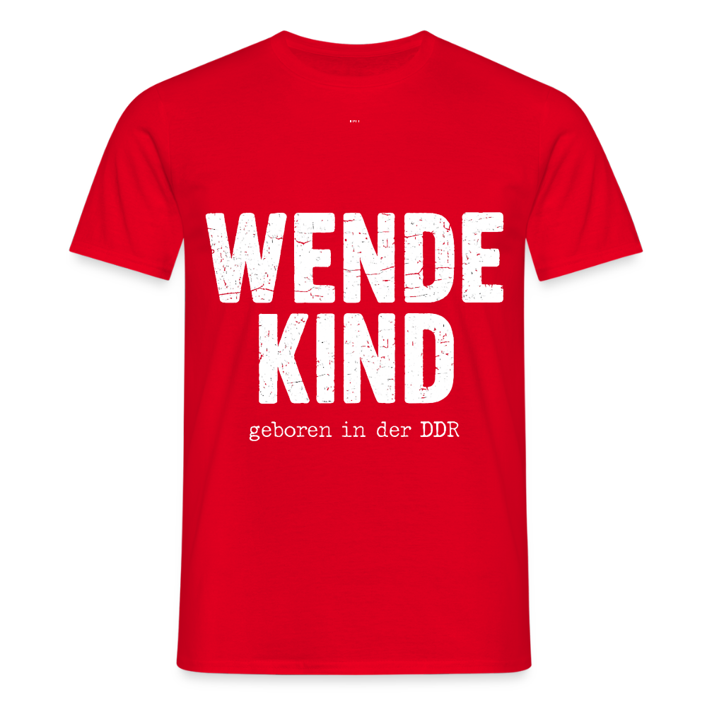 WENDEKIND – Geboren in der DDR | Statement T-Shirt (Unisex) - red