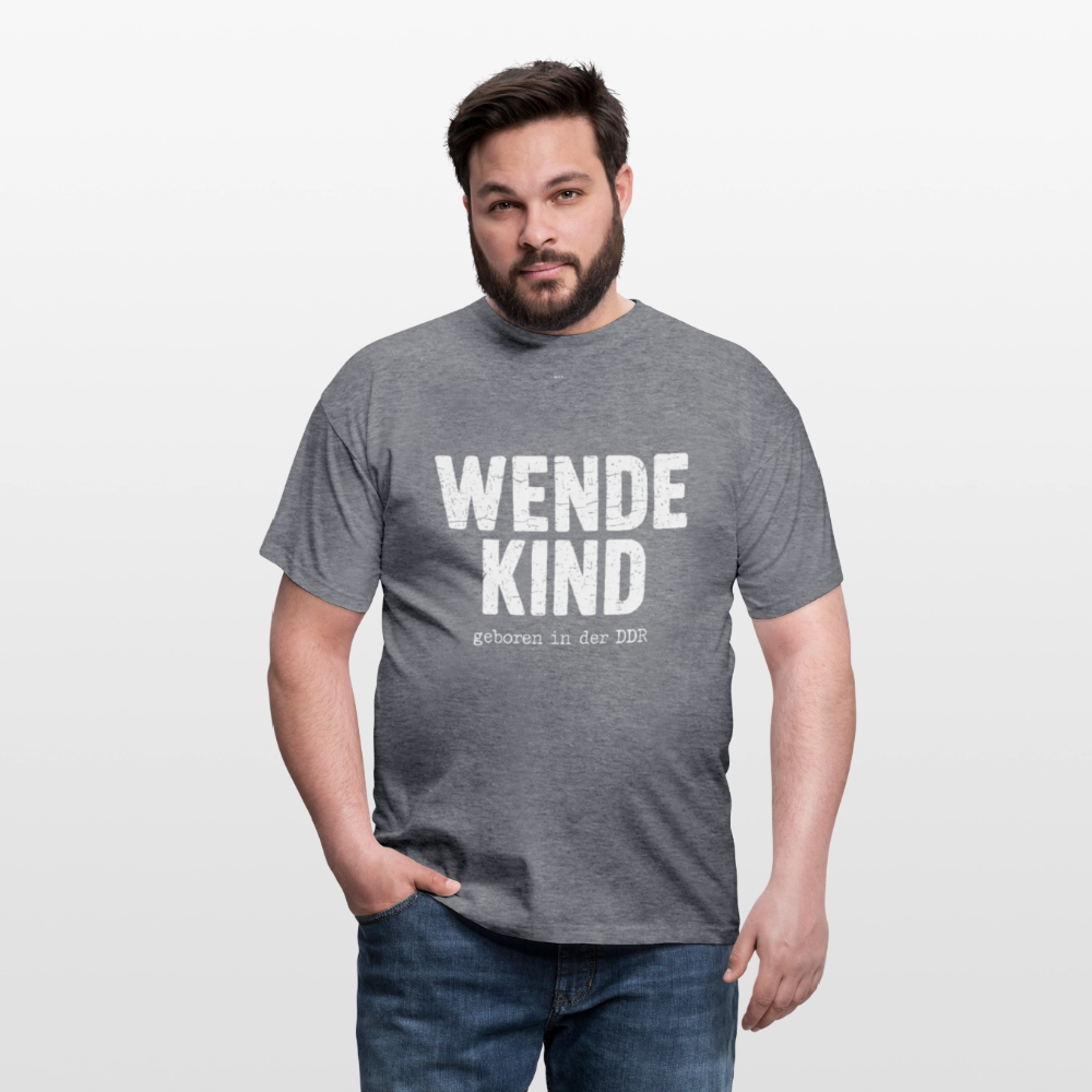 WENDEKIND – Geboren in der DDR | Statement T-Shirt (Unisex) - graphite heather