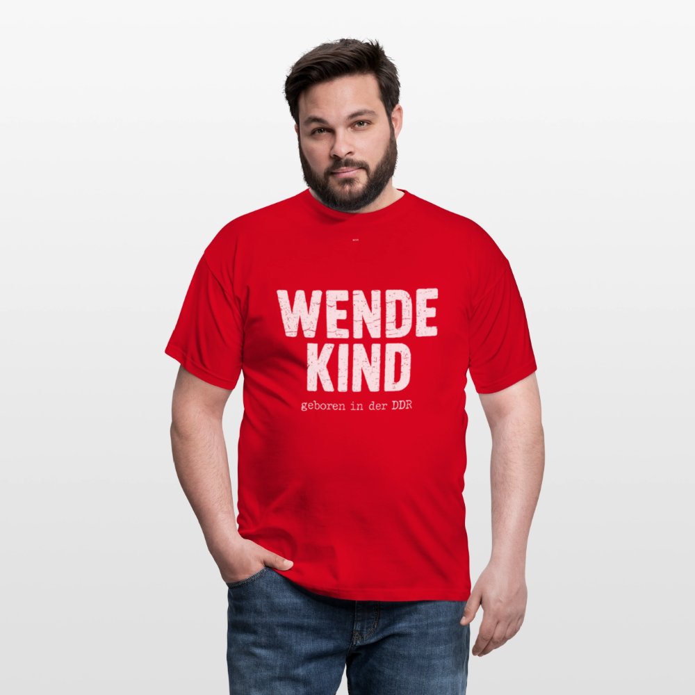 WENDEKIND – Geboren in der DDR | Statement T-Shirt (Unisex) - red