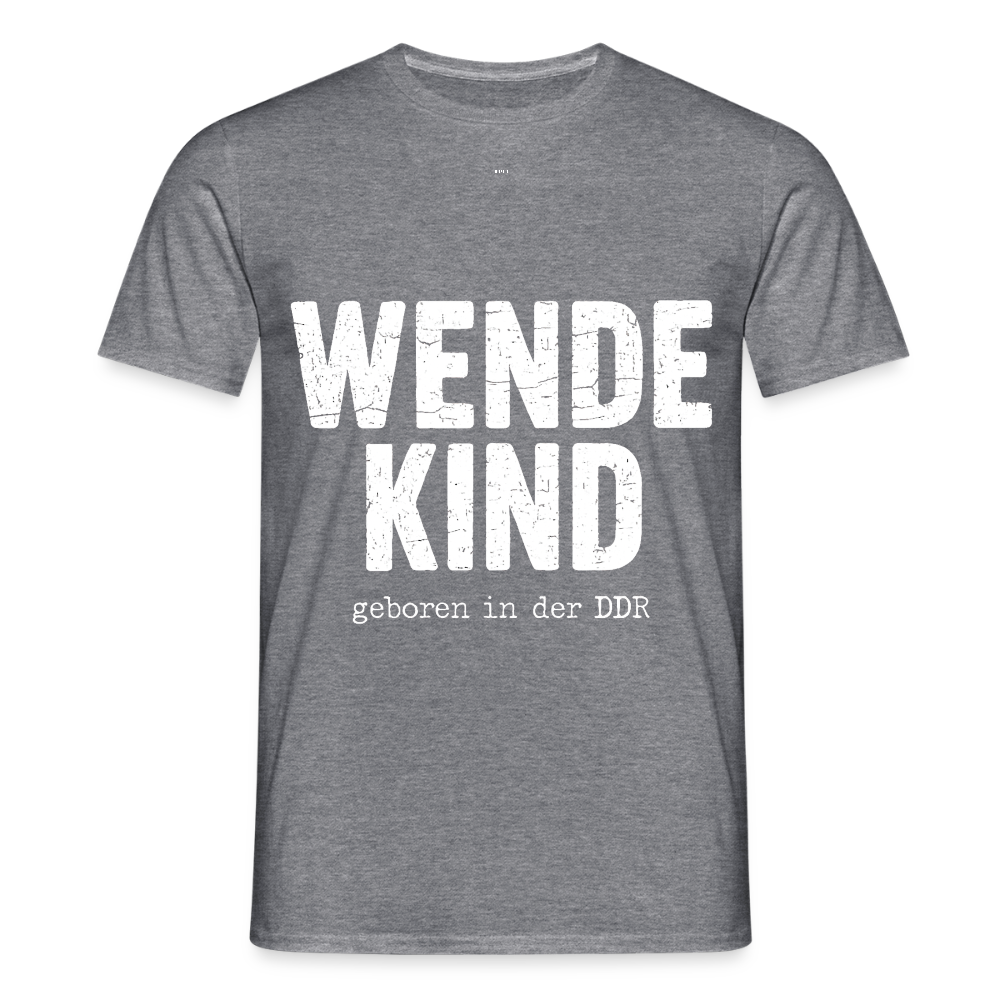 WENDEKIND – Geboren in der DDR | Statement T-Shirt (Unisex) - graphite heather