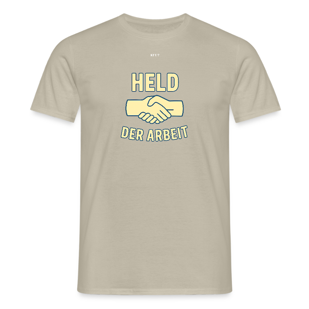 Held der Arbeit – DDR-Ehrentitel zum Anziehen (Unisex Shirt) - sand beige