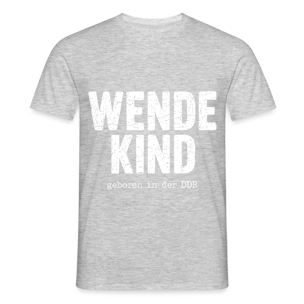 WENDEKIND – Geboren in der DDR | Statement T-Shirt (Unisex) - heather grey