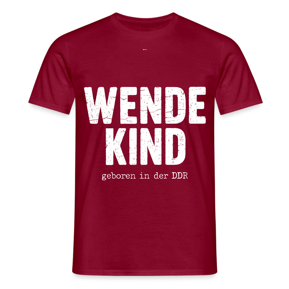 WENDEKIND – Geboren in der DDR | Statement T-Shirt (Unisex) - brick red