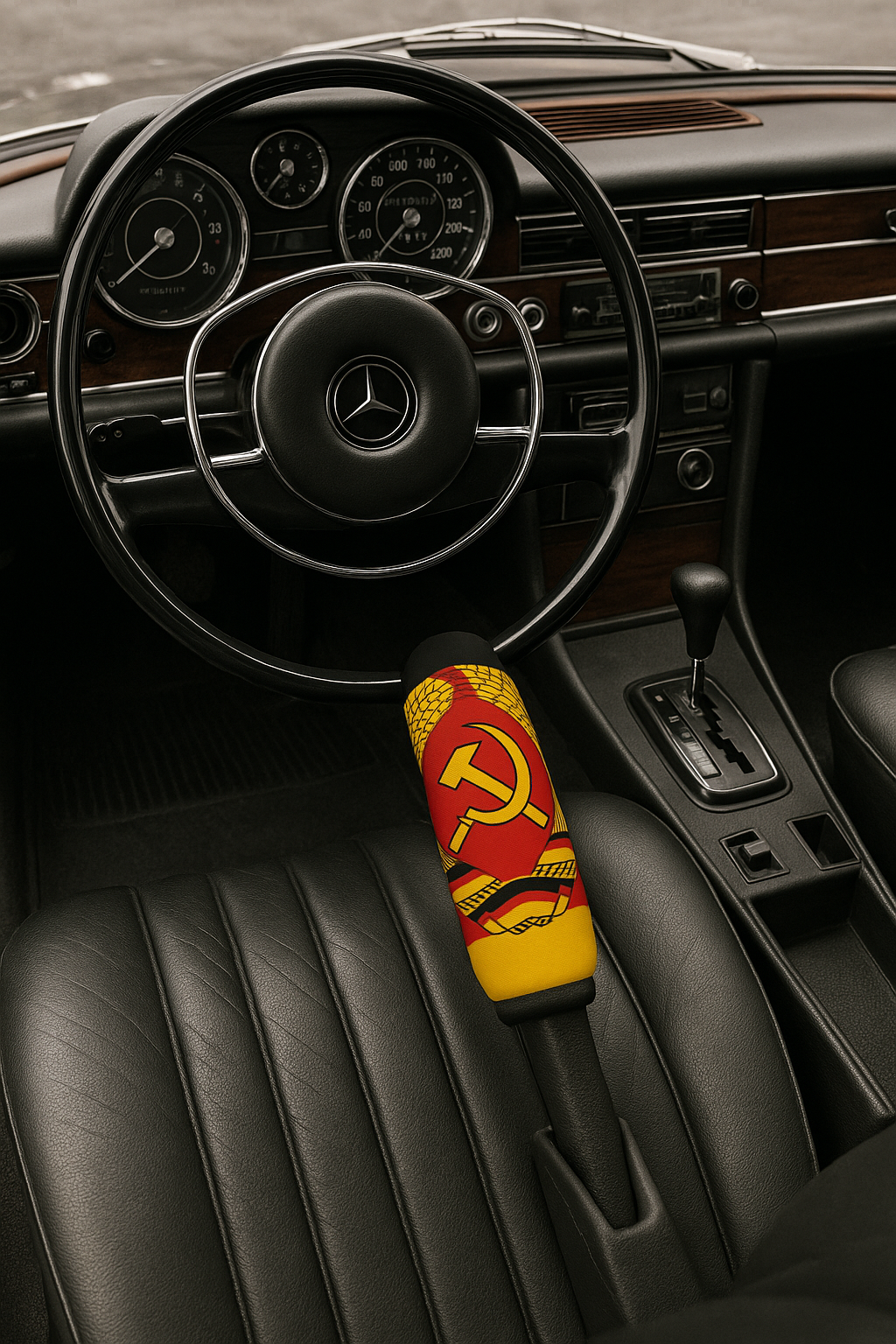 DDR Handbremsen Überzug mit Fahne