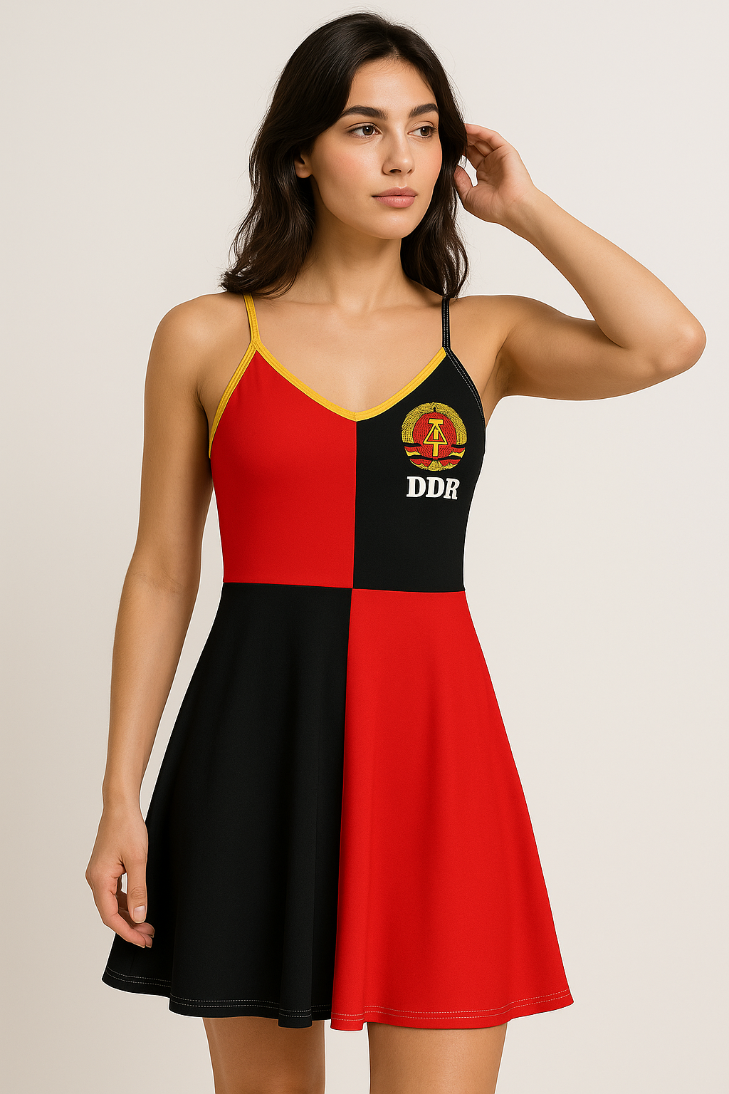 DDR Nacht- und Sommerkleid mit Wappen XS bis 5XL