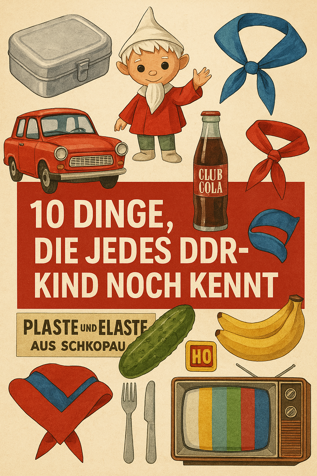 🧒 10 Dinge, die jedes DDR-Kind noch kennt