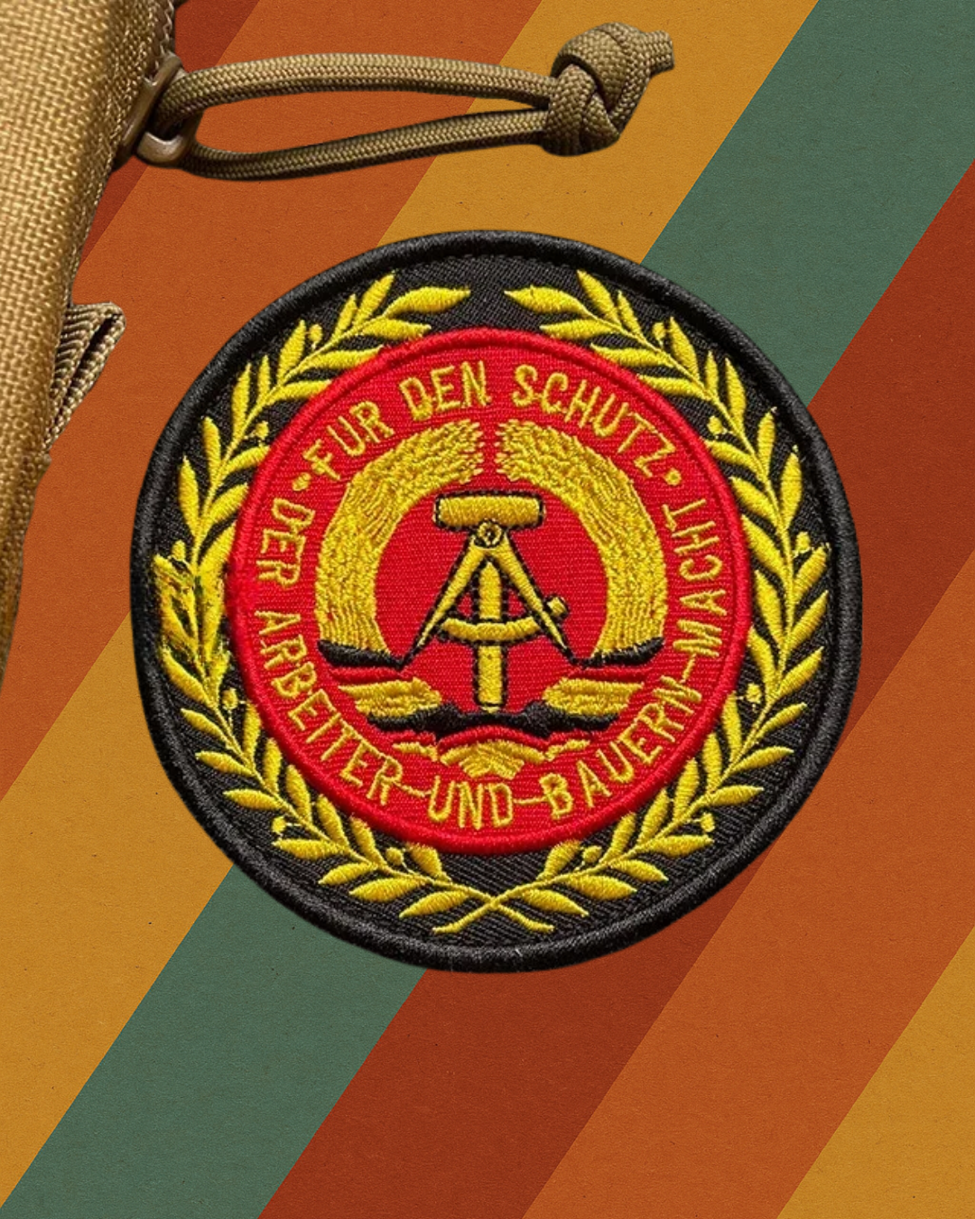 DDR Aufnäher Arbeiter- und Bauern-Macht