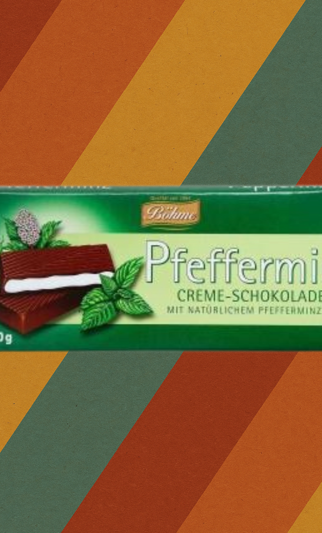 Böhme Creme-Schokolade Pfefferminz 24er Karton
