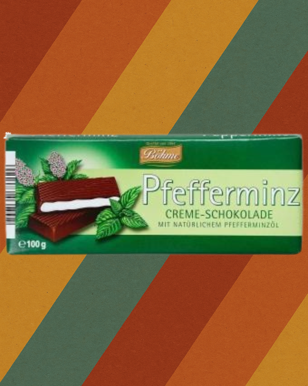 Böhme Creme-Schokolade Pfefferminz 24er Karton