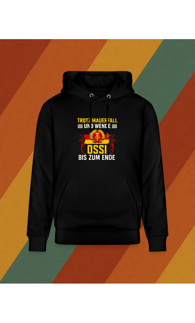 Kapuzenpullover Ossi bis zum Ende
