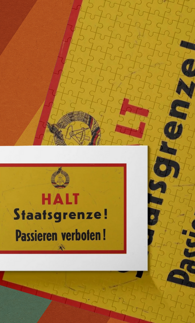 DDR Puzzle – HALT Staatsgrenze