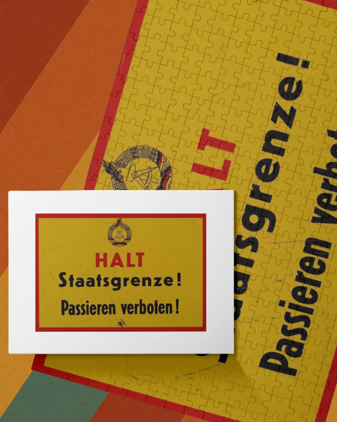 DDR Puzzle – HALT Staatsgrenze