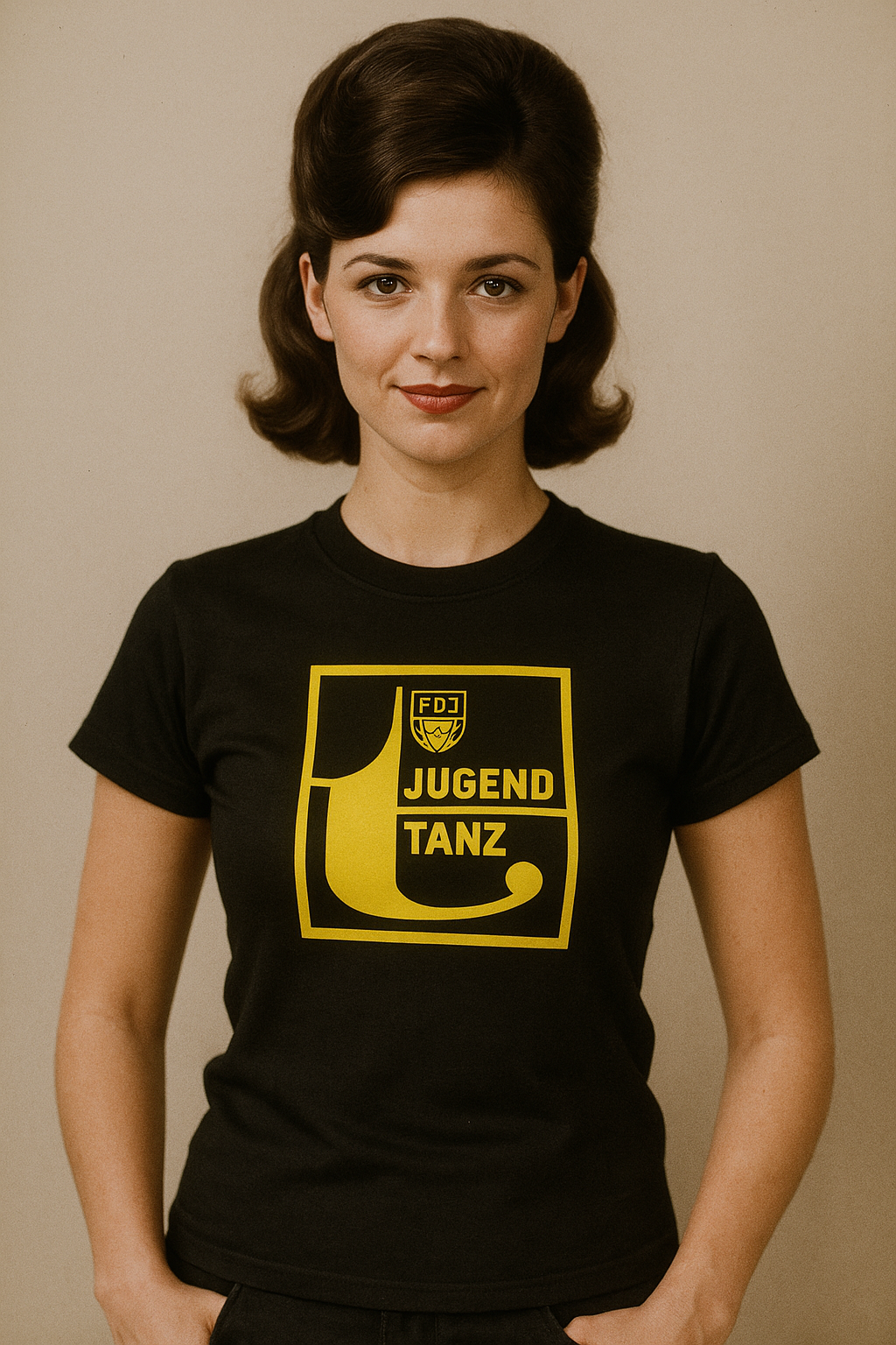 FDJ Jugendtanz Damen T-Shirt – Originaldesign aus der DDR-Tanzkultur
