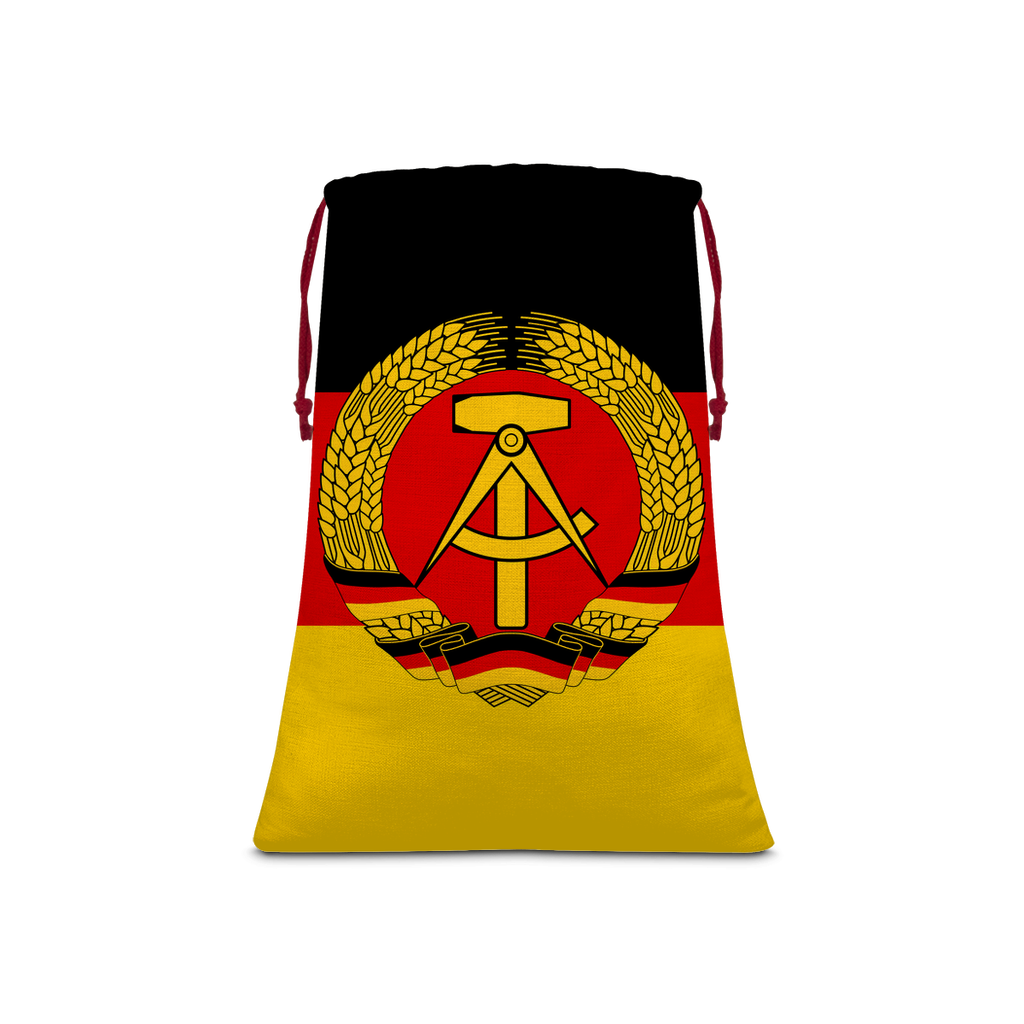 🏢 DDR Geschenkesack mit Flagge – robust & kultig