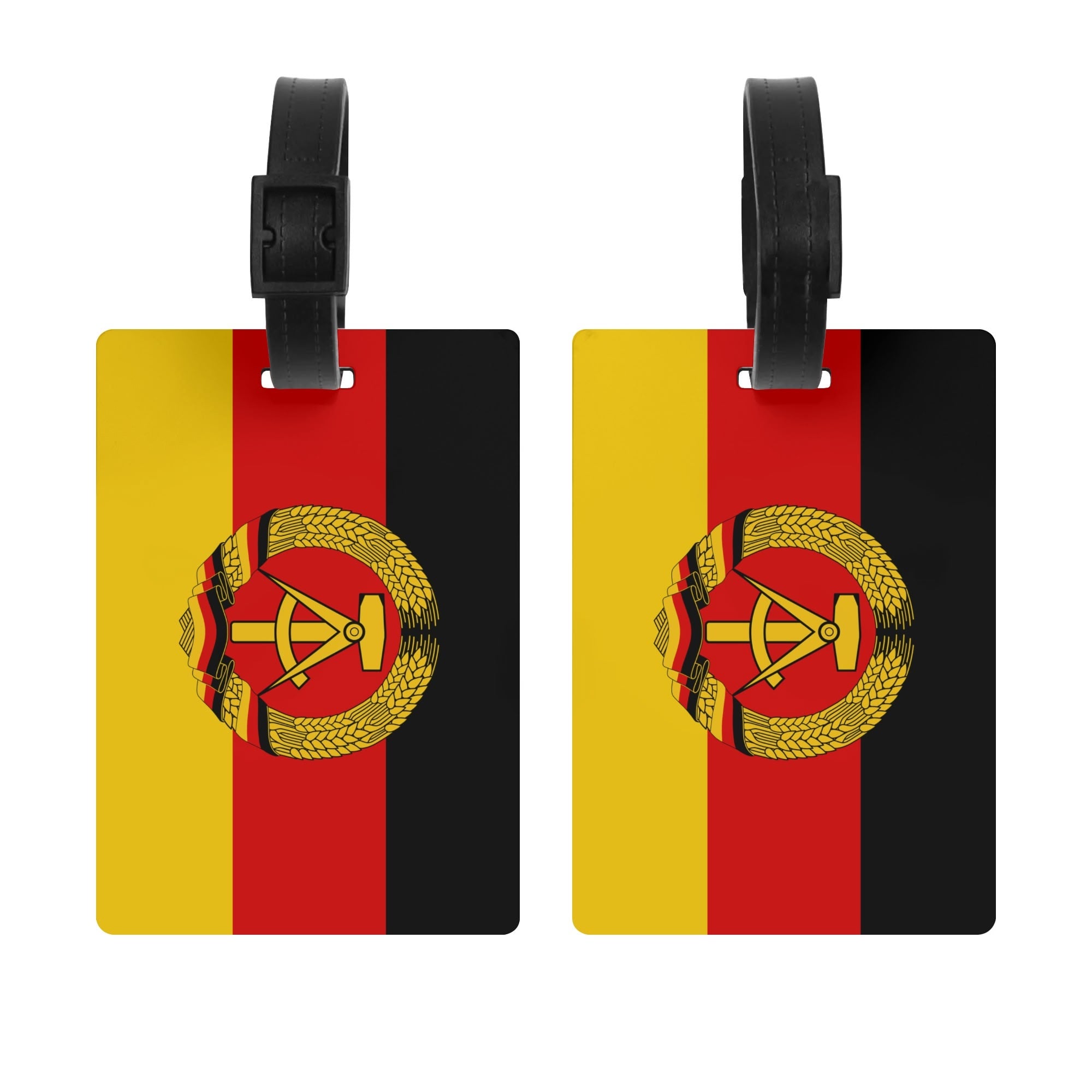 DDR Kofferanhänger Holz