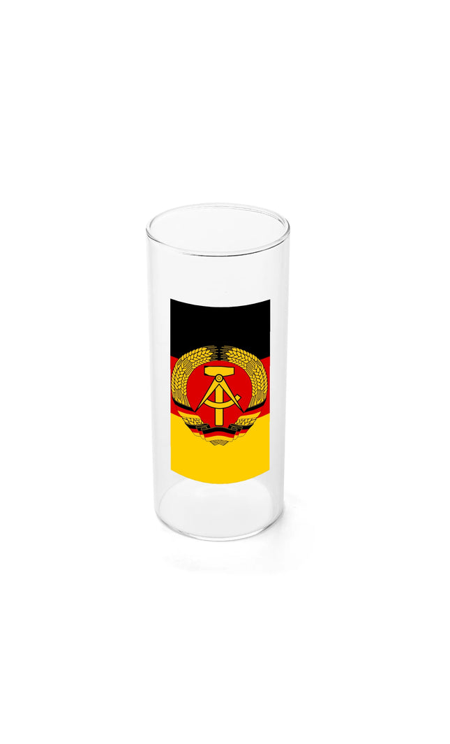 DDR-Glas mit Staatswappen