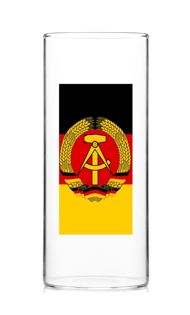 DDR-Glas mit Staatswappen