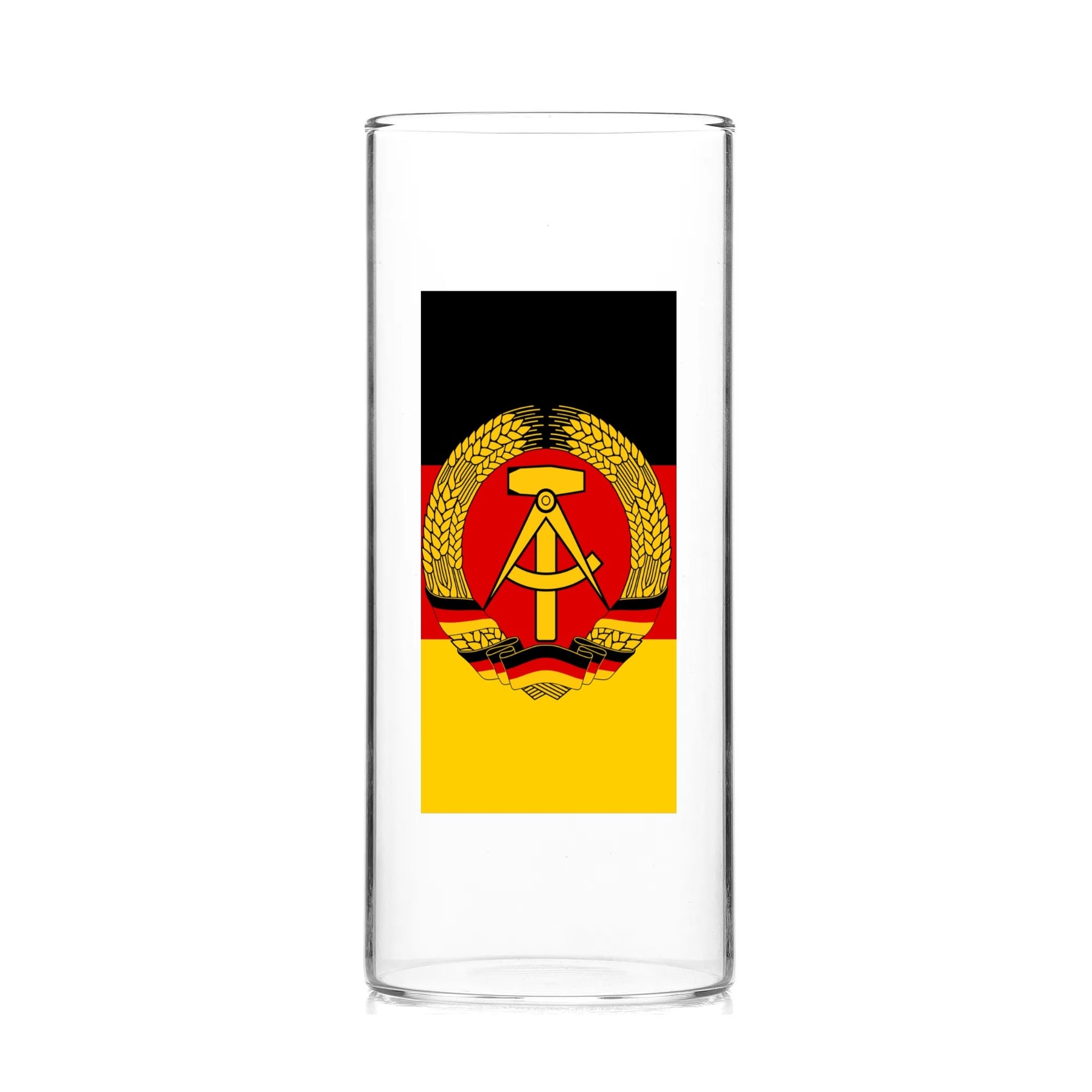 DDR-Glas mit Staatswappen