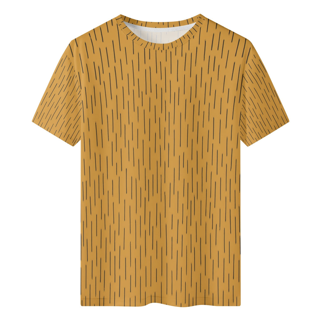 Einstrich-keinstrich T-Shirt Senfgelb – DDR Tarnmuster Streetwear