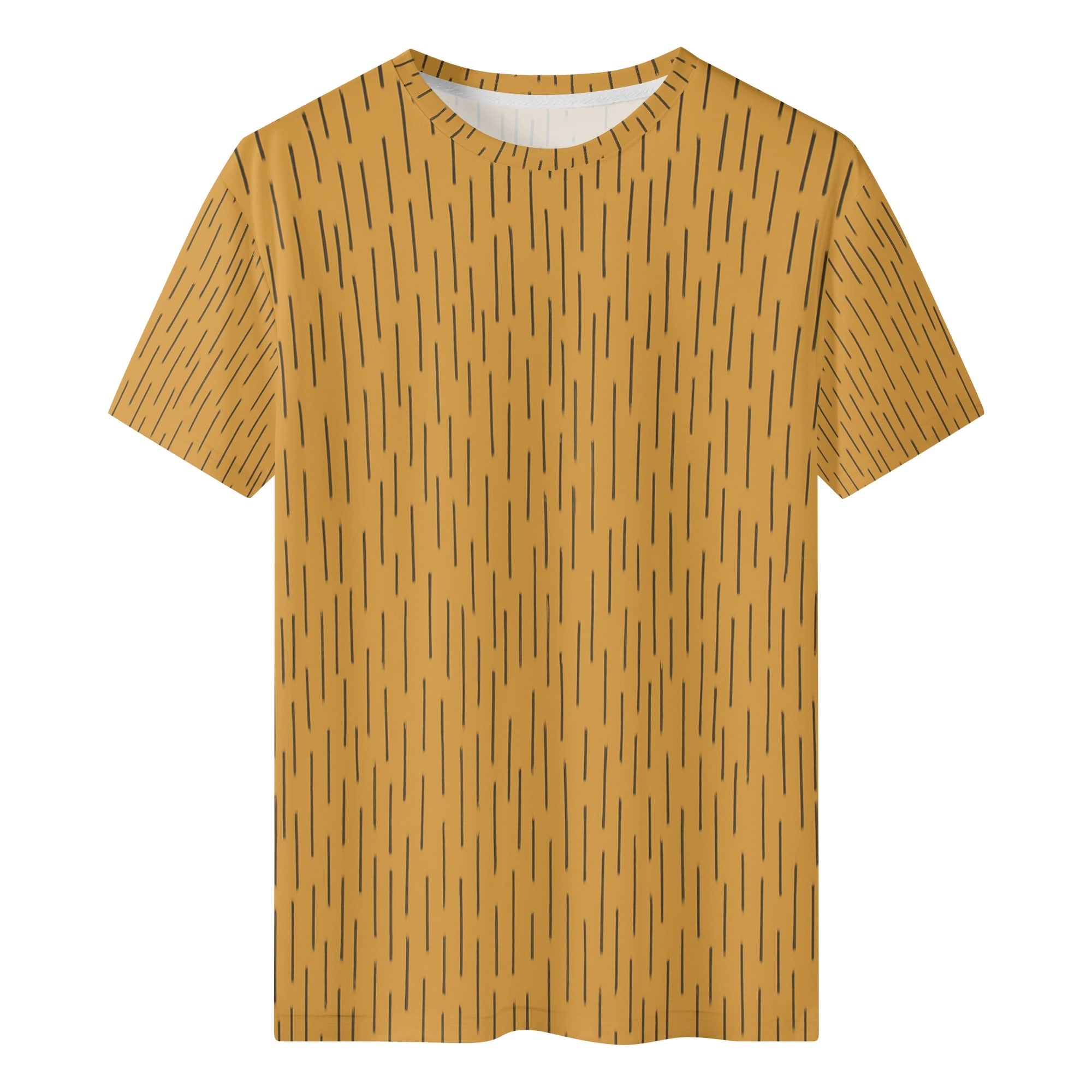 Einstrich-keinstrich T-Shirt Senfgelb – DDR Tarnmuster Streetwear
