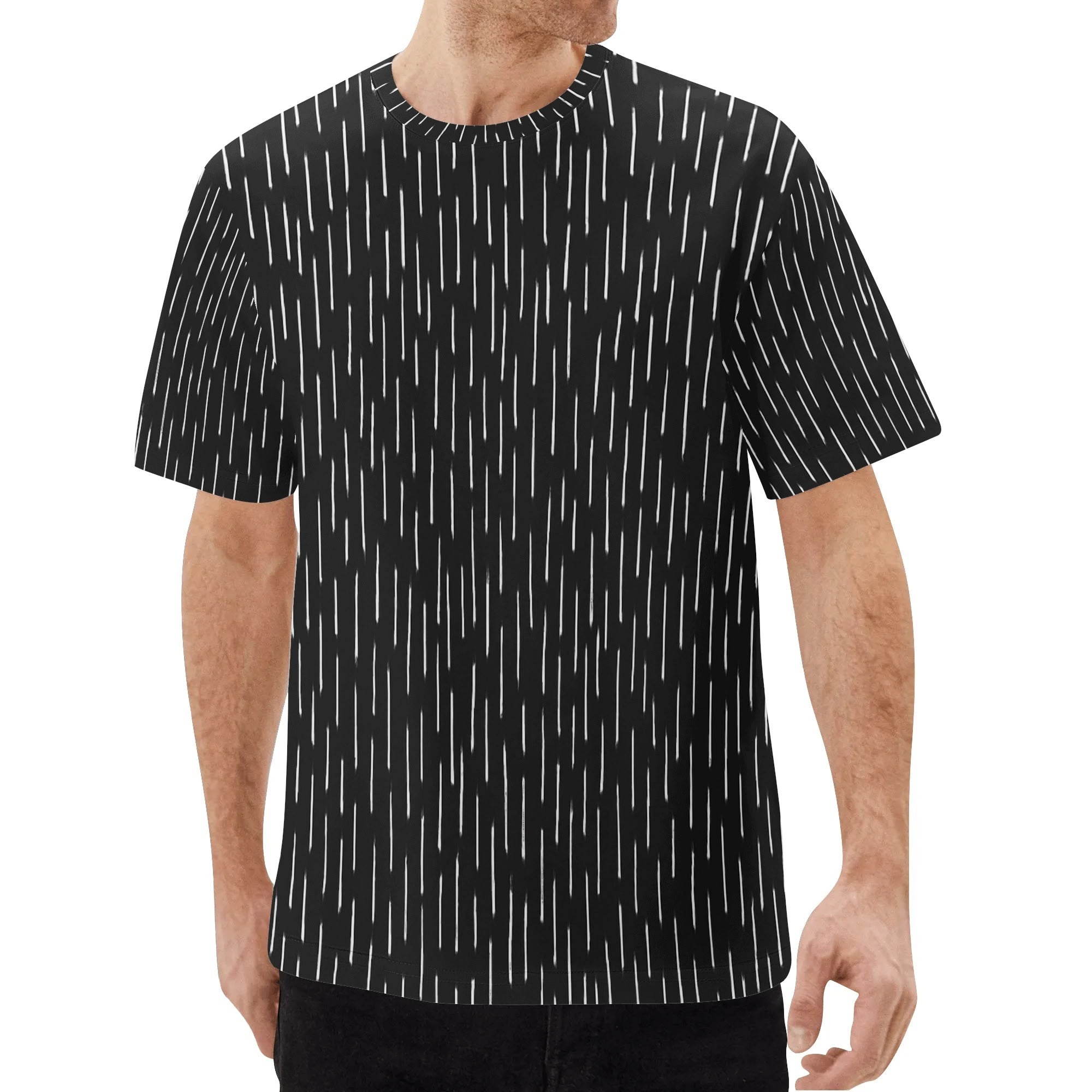 Einstrich-keinstrich T-Shirt Schwarz – DDR Tarnmuster als monochromes Statement