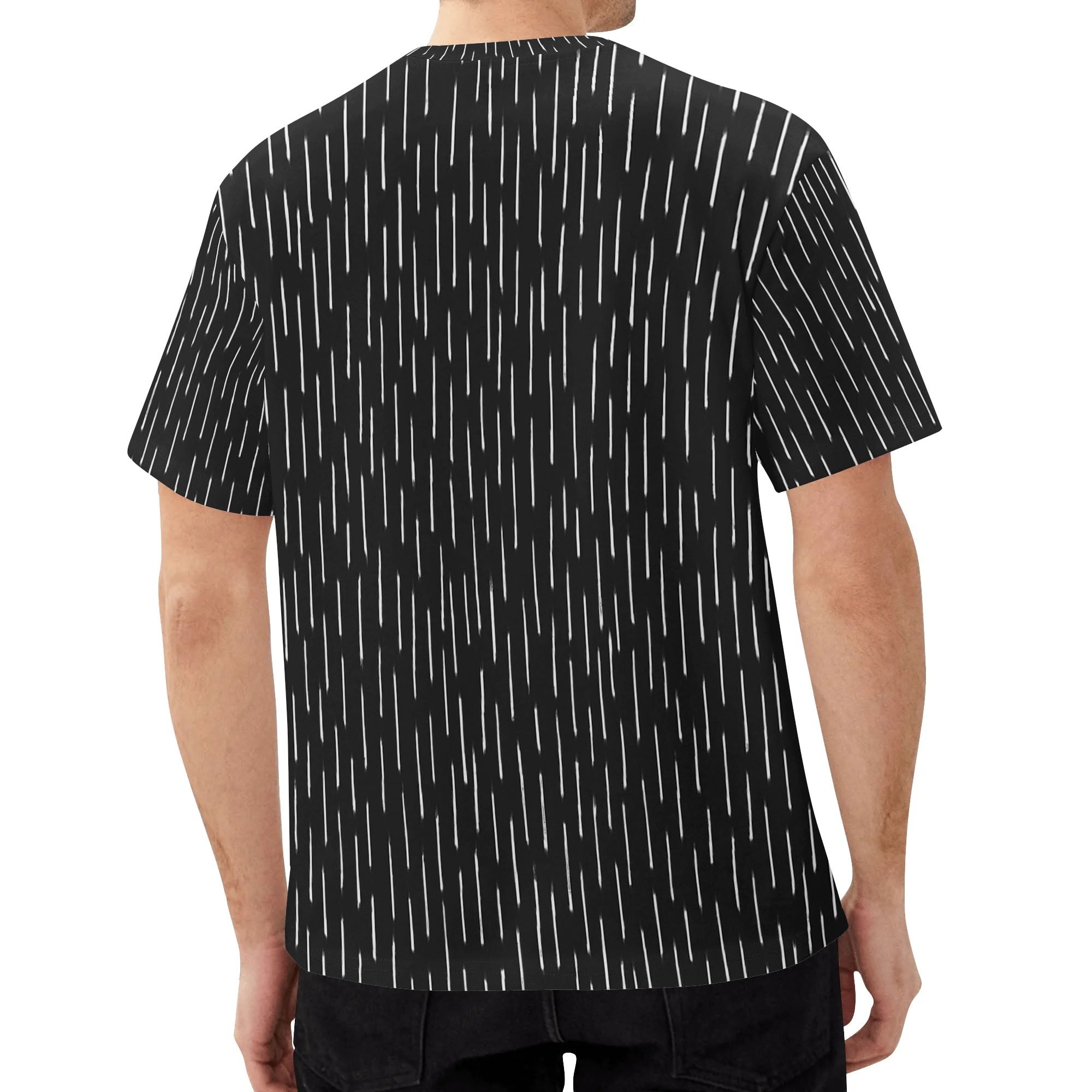 Einstrich-keinstrich T-Shirt Schwarz – DDR Tarnmuster als monochromes Statement