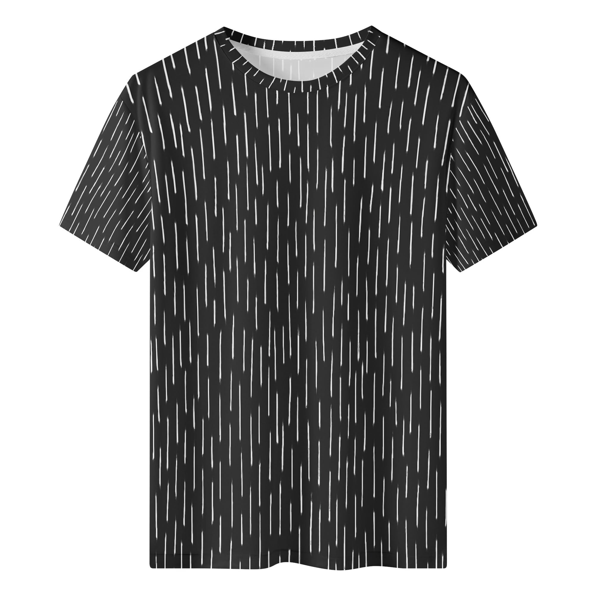 Einstrich-keinstrich T-Shirt Schwarz – DDR Tarnmuster als monochromes Statement
