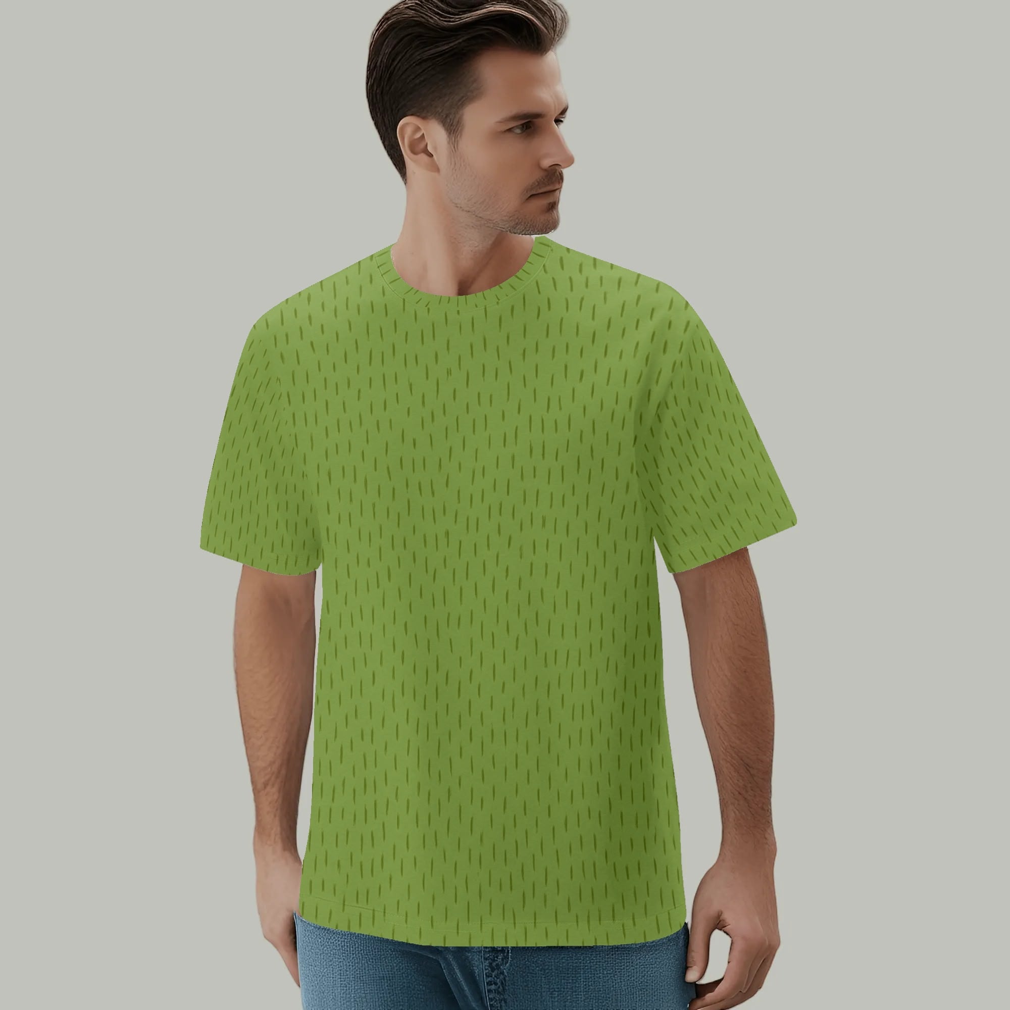Einstrich-keinstrich T-Shirt Herren – DDR Tarnmuster als minimalistisches Statement