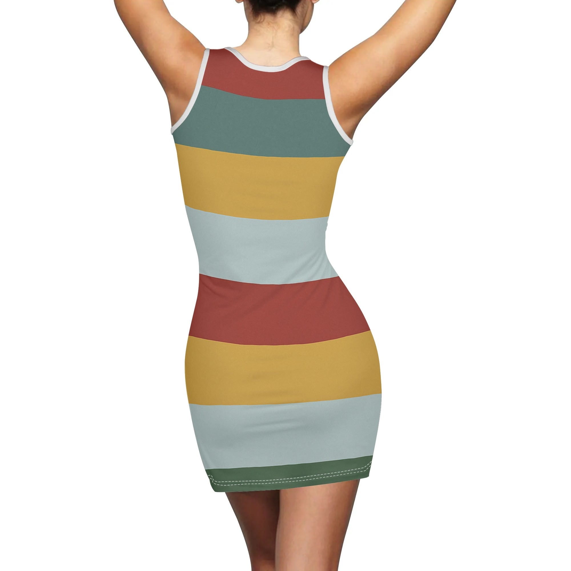 Minikleid DDR-Streifen – Sommerklassiker mit Kurven-Garantie
