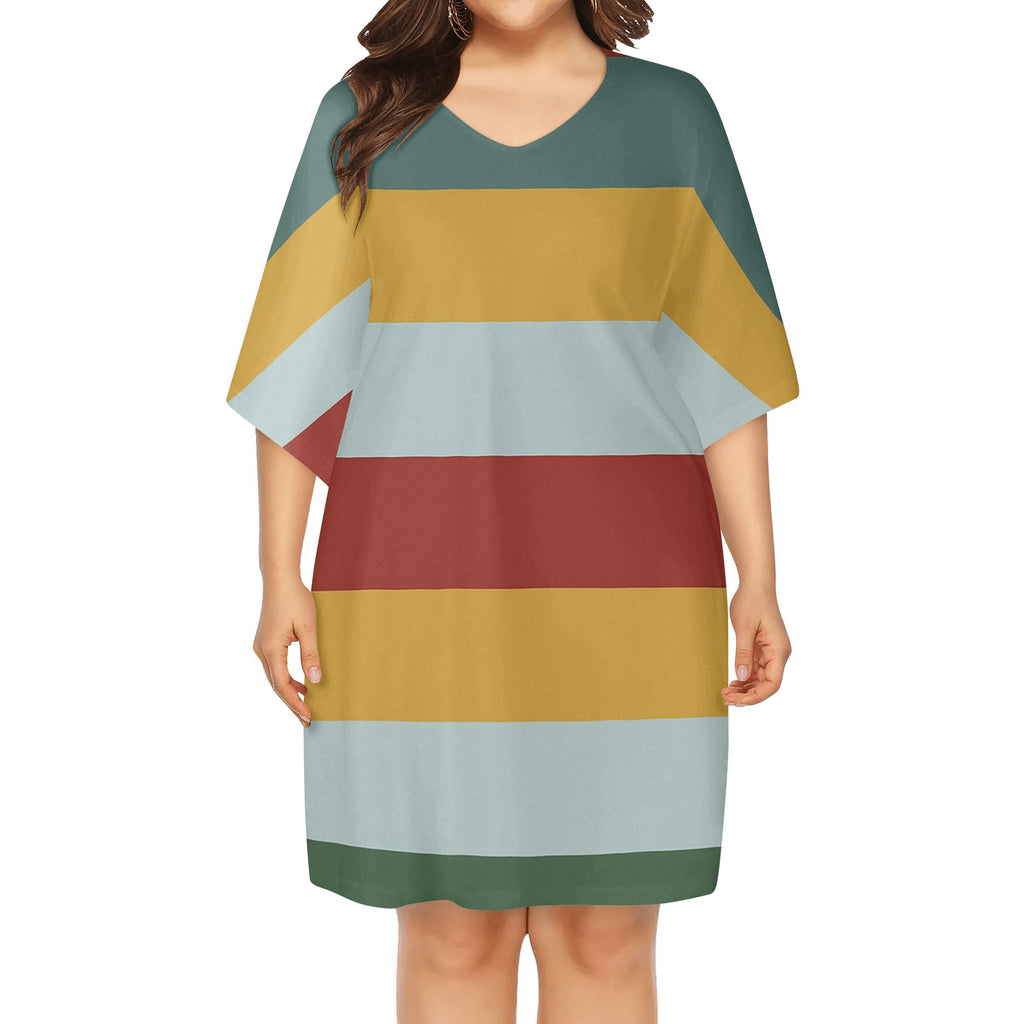 Hauskleid Streifenlotte – Sozialistischer Chic für jede Figur