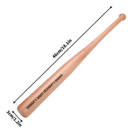 Mini-Baseballschläger Holz Graviert