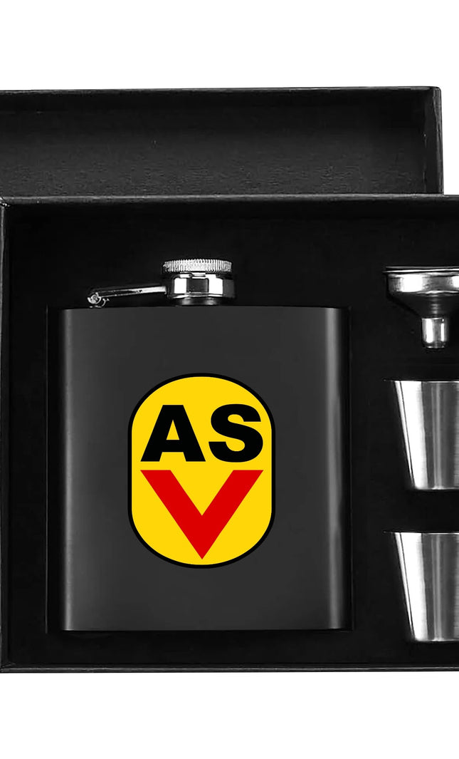 ASV Edelstahl Flachmann-Set 200 ml Geschenkbox
