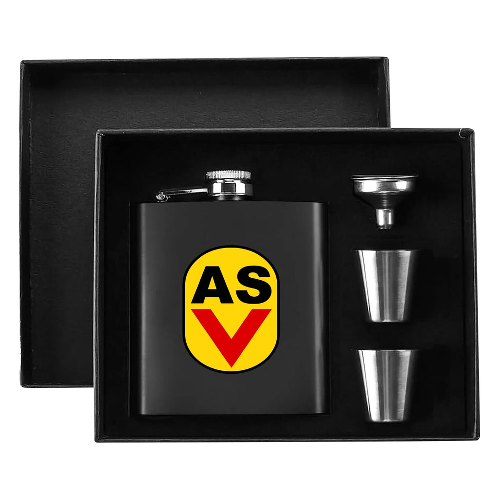 ASV Edelstahl Flachmann-Set 200 ml Geschenkbox