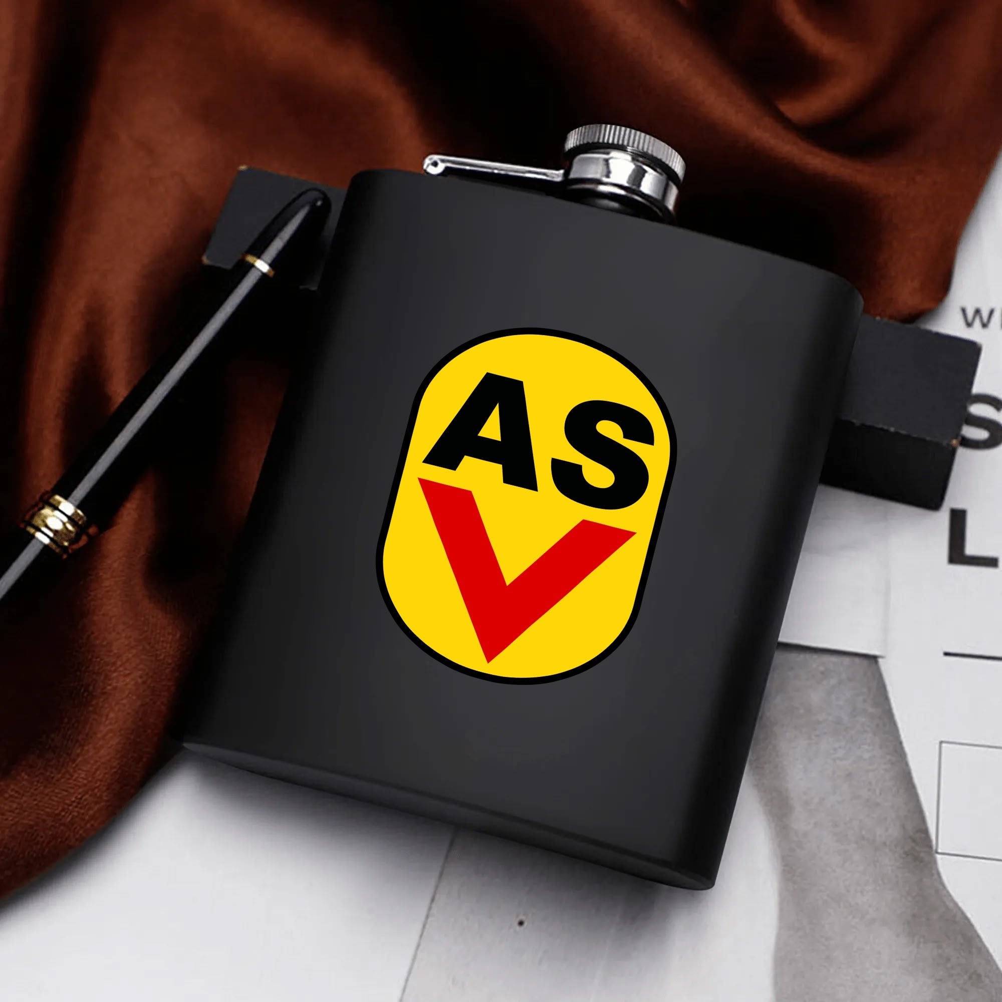 ASV Edelstahl Flachmann-Set 200 ml Geschenkbox