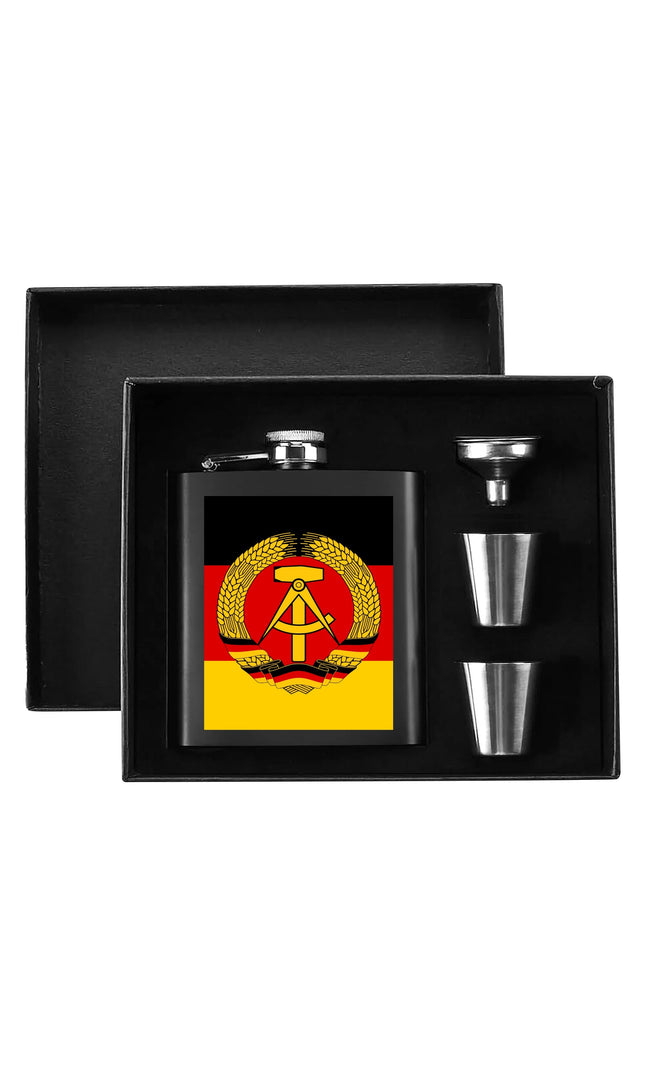 Taschenflaschen-Set Schwarz