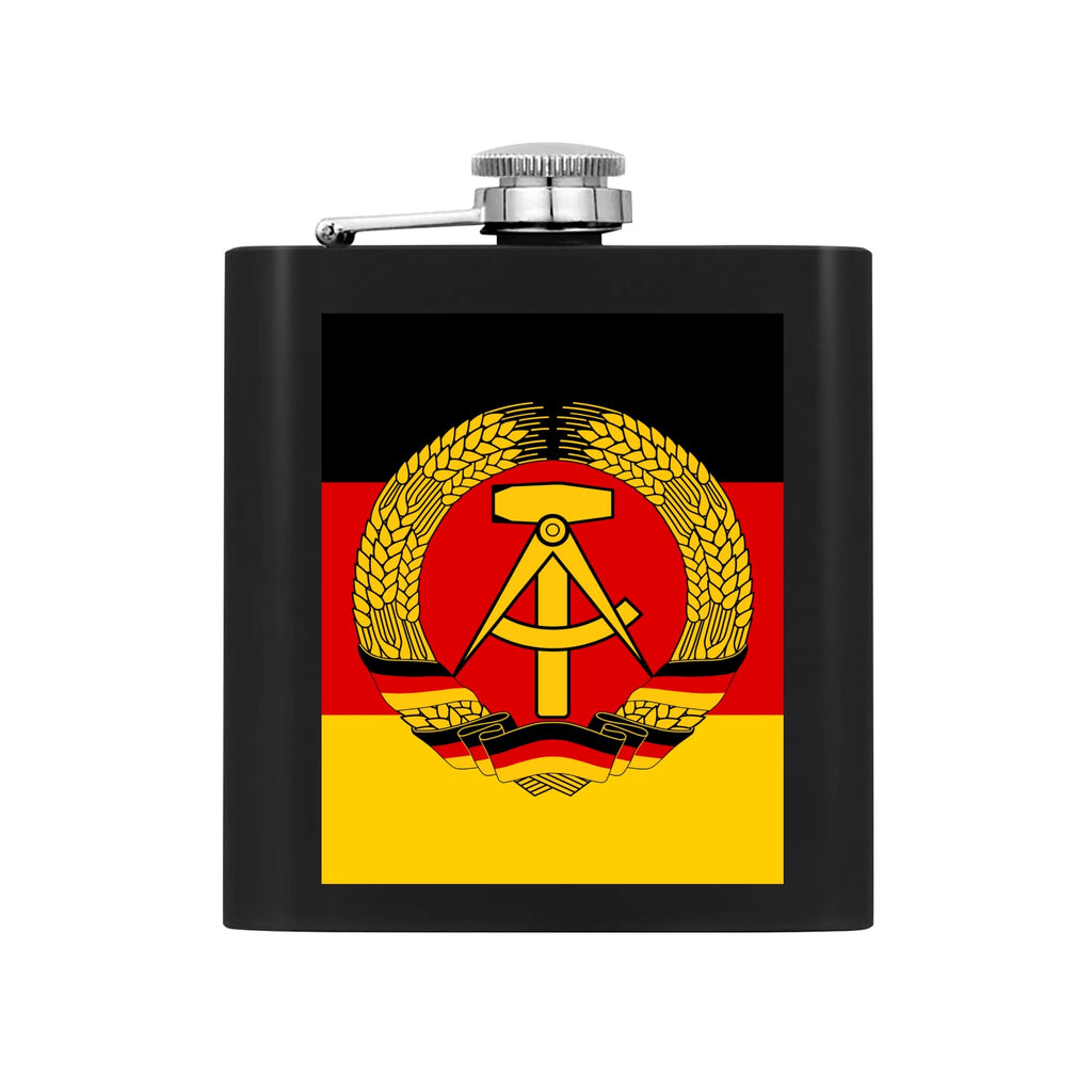 DDR Flachmann-Set 200 ml Schwarz