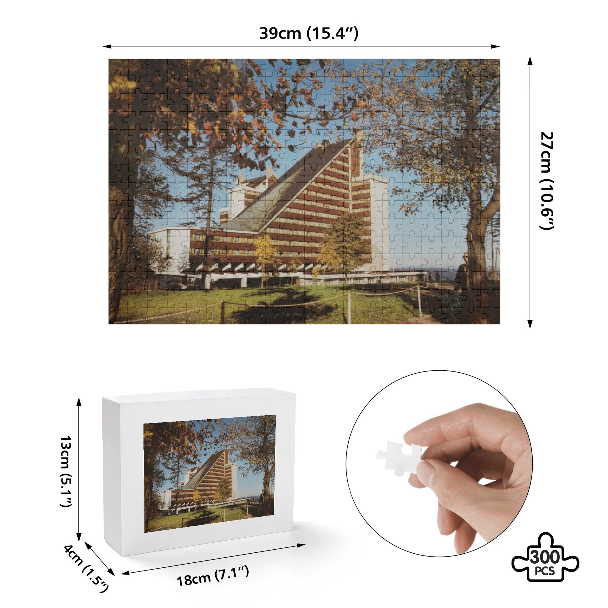DDR Puzzle – FDGB Erholungsheim Berghotel Oberhof – 300 Teile Nostalgie