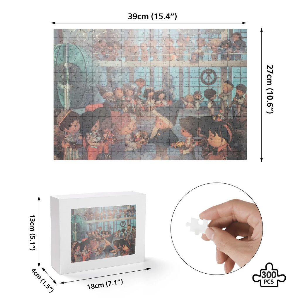 DDR Puzzle – Sandmännchen auf Weltraumreise – 300 Teile Kinderfernsehen Nostalgie