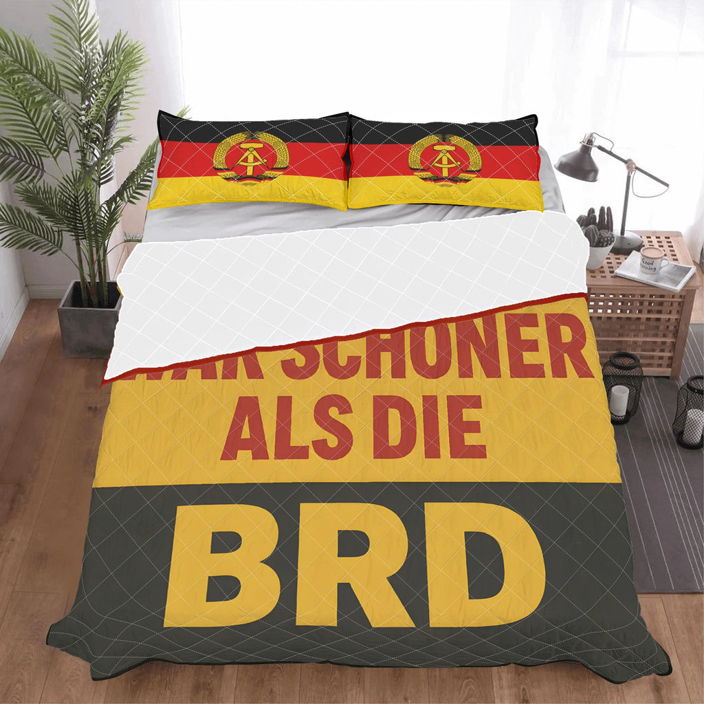 DDR schöner als BRD Bettwäsche