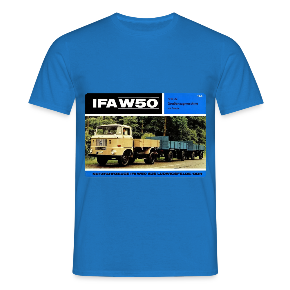 Männer T-Shirt - Royalblau