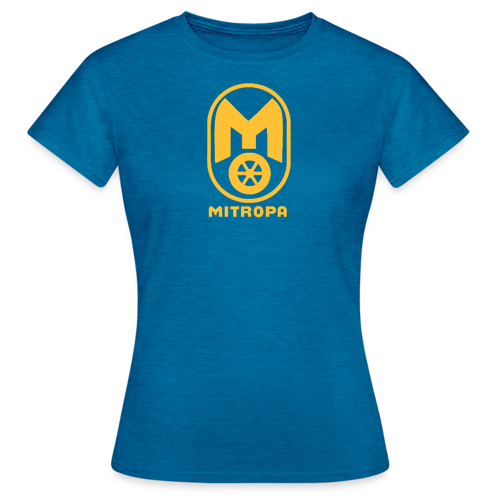 Frauen T-Shirt - Antikblaues Saphir meliert