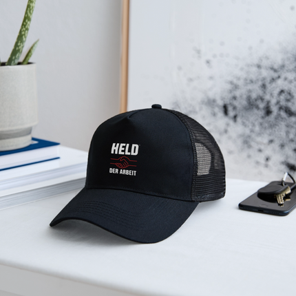 Trucker Cap - Schwarz/Schwarz