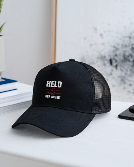 Trucker Cap - Schwarz/Schwarz