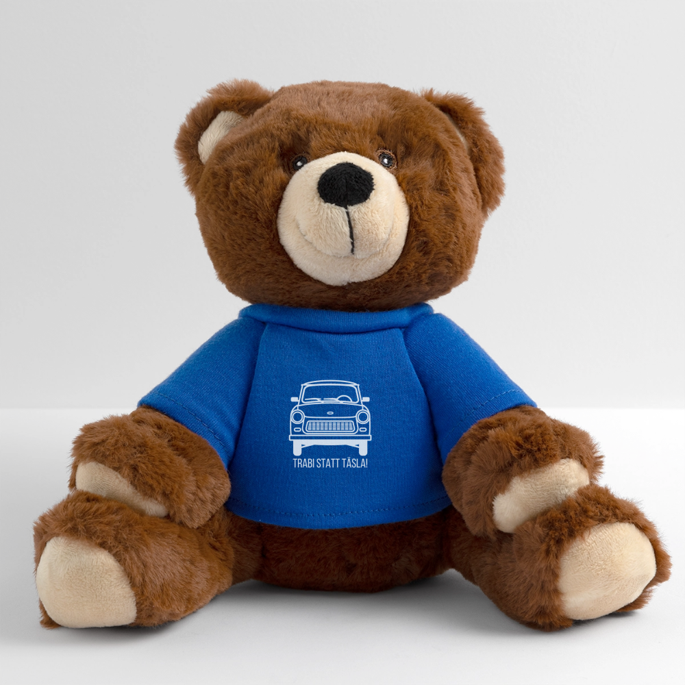 MiniFeet® RecycelBär® Teddy Bear Brown - royal blue